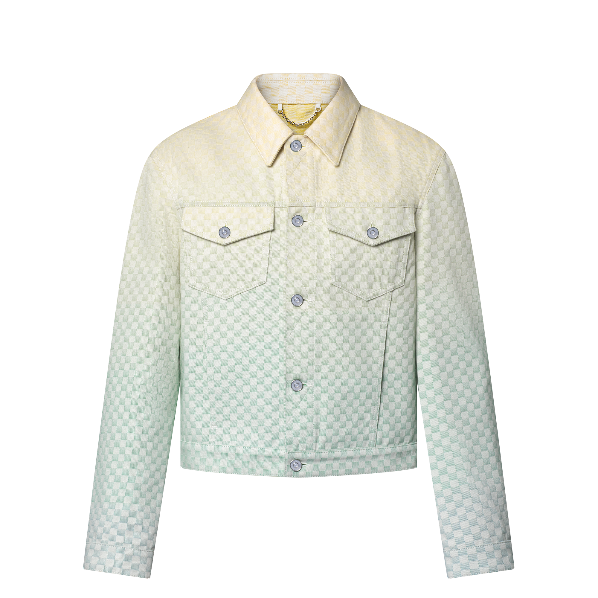 Damier Gradient Jacquard Denim Jacket - Ready-to-Wear | LOUIS VUITTON